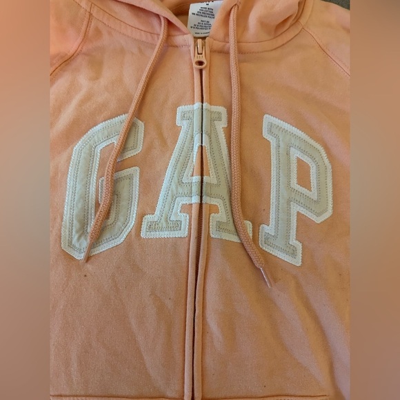 GAP Peach Hoodie Sweatshirt with Logo - Picture 4 of 6